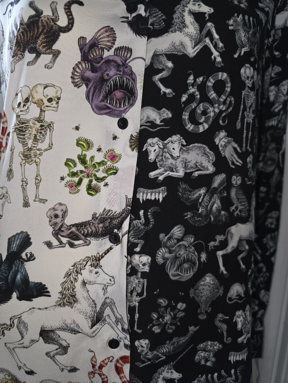 Pretty Snake Freaks Of Nature Hybrid Shirt Dress Medium Excellent - Picture 5 of 11
